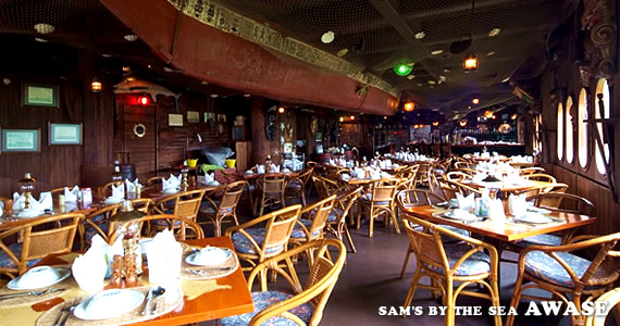 沖縄のステーキレストランチェーン サムズバイザシー泡瀬店 Sam S By The Sea